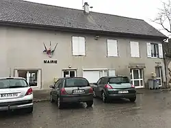 The town hall in Romain