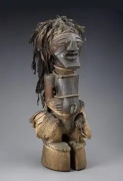 Songye power figure, from today's Democratic Republic of the Congo