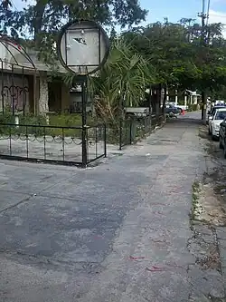 Example of abandoned, neglected building