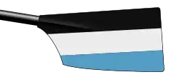 Image showing the rowing club's blade colours
