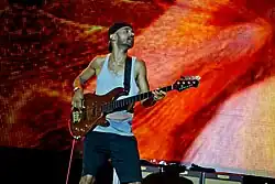 Kenney performing live with Incubus in 2012