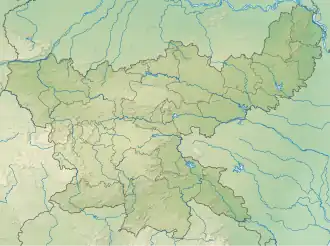 Map showing the location of sex forest