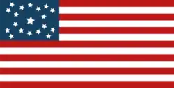 Indiana semicentennial flag, 1866[30]