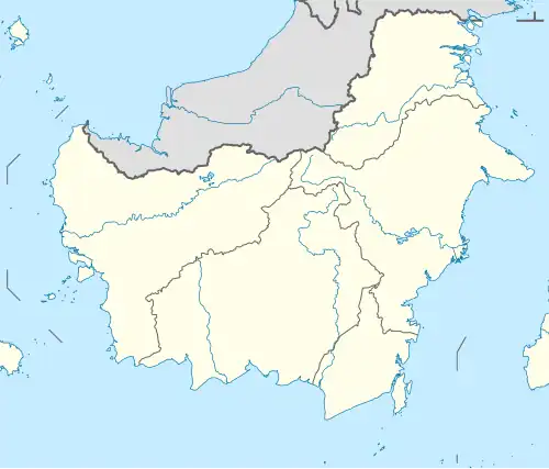 Laut Strait is located in Kalimantan