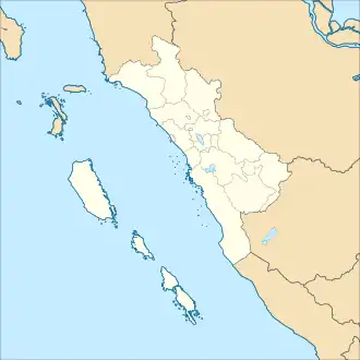 Lubuk Buaya Station is located in West Sumatra