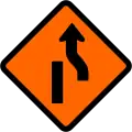 Diversion to the right ends
