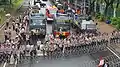 Brimob personnel during Riot control