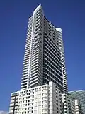 View from the street looking up
