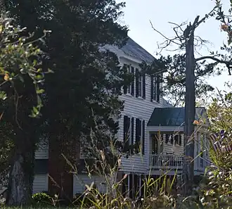 Front of Ingleside, historic home located at 10920&nbsp;Rodophil&nbsp;Road