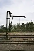 Inlandsbanan Water crane - similar cranes were found at engine sheds as well as stations.