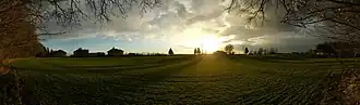 Sundown in the Innviertel near Wollöster