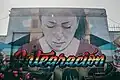 Large colorful mural