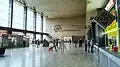 Interior of Novi Sad railway station with the "Zora u ravnici Vojvodine" composition (1964) done by Ljubiša Petrović, November 2016