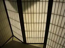 The Pavilion's translucent panels.