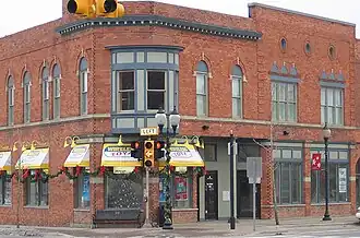 Southeast corner of Washington and Burdick