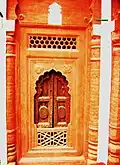 Intricate work at the Pelkha Haveli