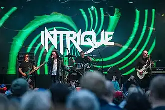 Intrigue performing at Riddu Riđđu 2025 (Photo: John Sears)