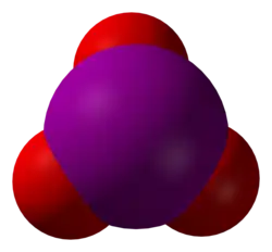 The iodate ion