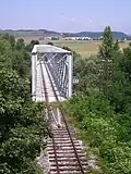 Railway bridge between Šahy and Hrkovce