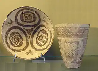 Goblet and cup; c. 4000 BC; Susa; Sèvres – Cité de la céramique museum