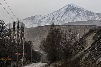 Mount Damavand from Dinan