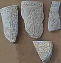 Egyptian blue, Hasanlu, 1st mil BC. National Museum of Iran