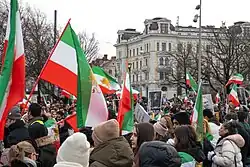 Anti-Islamic Republic protest in Gothenburg, Sweden, 17 January 2026