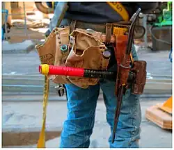 Iron worker's tool belt