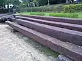 The iron material used for beam and pillar