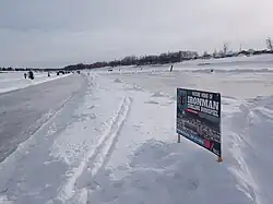 Rock the River Winter Festival location along the Red River skating trail