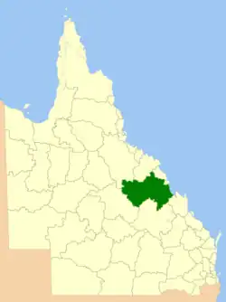 Location within Queensland