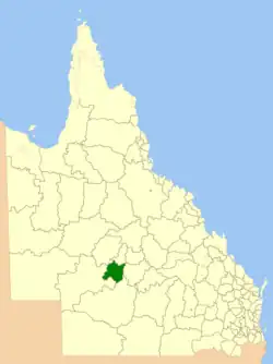 Location within Queensland