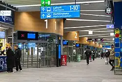 The bus terminal