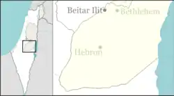 2002 Adora terrorist attack is located in the Southern West Bank