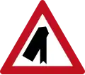 Merge with major road from the left