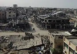 Al-Seqaly Street in Khan Yunis, June 2024