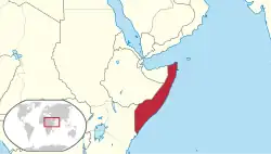 Italian Somaliland, with Oltre Giuba acquired in 1925