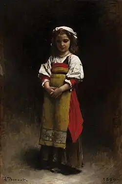 Italian Girl (1880) by Léon Bonnat