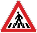 Pedestrian crossing ahead (formerly used )