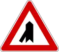 Merging traffic from left (formerly used )