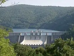 The dam