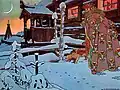 Tsar Saltan at the window