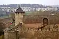 Ivangorod Fortress and a residential area of the town