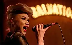 Levan performing in Los Angeles in 2014