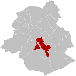 Ixelles municipality in the Brussels Capital Region