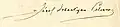 Józef Sebastian Pelczar's signature