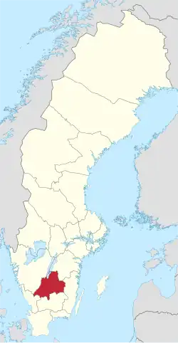 Jönköping County in Sweden