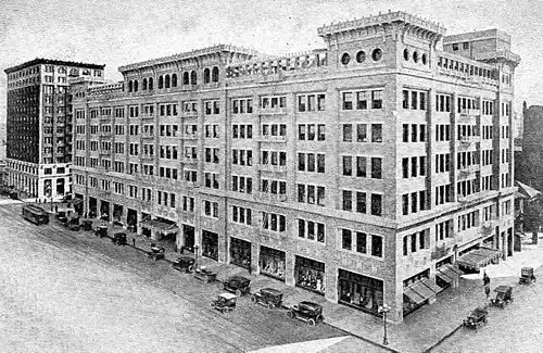 1915, opening of J. W. Robinson's new flagship