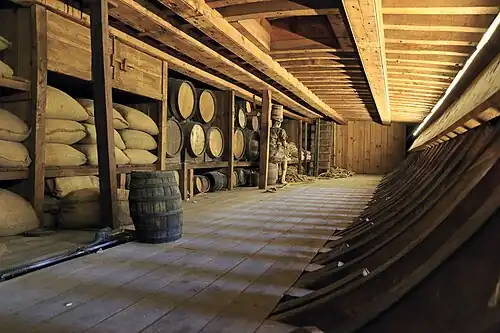 View of the hold.