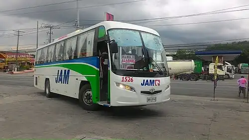 JAM Liner "1526" Daewoo BS106 which was formerly used by Cebu MyBus.
